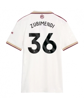 Billige Fotballdrakt Arsenal Martin Zubimendi #36 Replika Tredjedrakt Dame 2025-26 Kortermet Billige Fotballdrakt Arsenal Martin Zubimendi #36 Replika Tredjedrakt Dame 2025-26 Kortermet